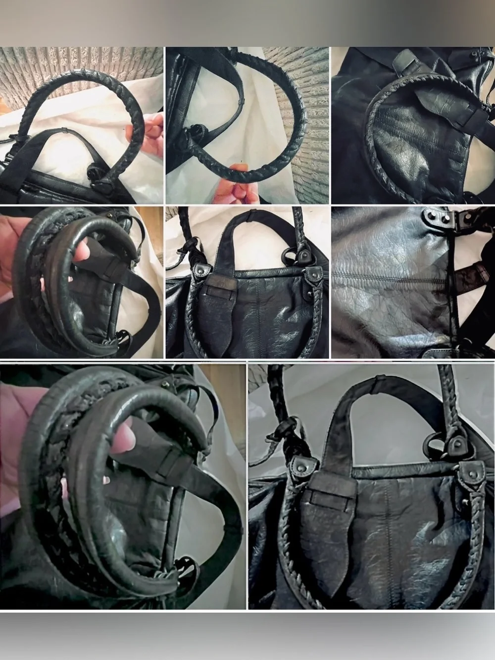 Balenciaga 2010 Men’s Blackened Olive Motorcycle Weekend/Duffle Bag/Read/🤩Rare😉